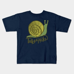 Take a Hike Snail Kids T-Shirt